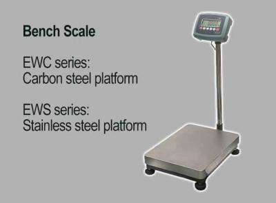 LCD Display Weighing Bench Scale with Plastic Weighing Indicator, Steel Platform Scale