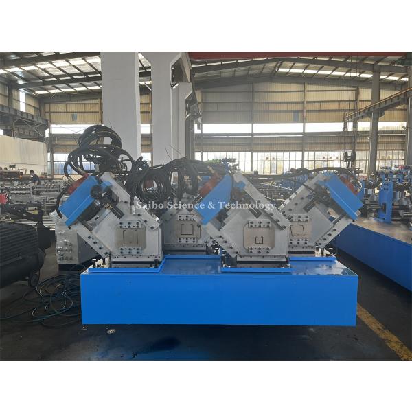 Four Rows Ceiling Roll Forming Machine With 5.5kw Hydraulic Motor GCR15 Rollers
