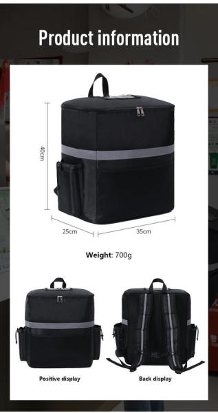 35L Extra Large Thermal Food Bag Cooler Bag Refrigerator Box Fresh Keeping Food Delivery Insulated Cool Backpack