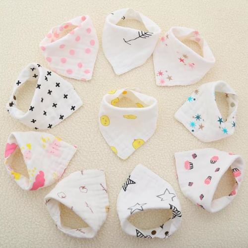 Plant Printing Baby Feeding Cloth , Infant Baby Bibs Premium Cotton