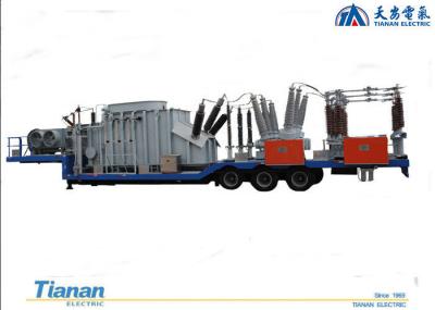 subestação móvel do transformador 132kv