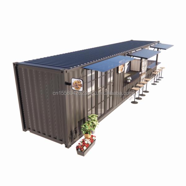 Hotel Accommodation Solution Prefabricated Modular Container Houses in Container Store/Shop with Aluminum Alloy Windows