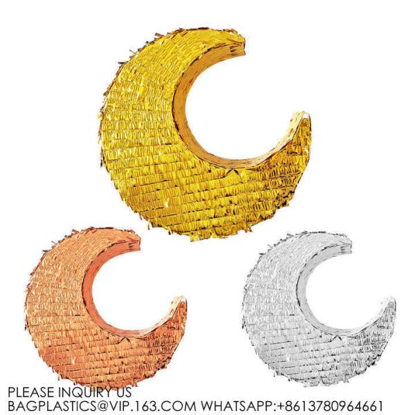 Gold Moon Pinata For Kids Children'S Birthday Party Pinatas Decoration Happy Birthday Party Supplies