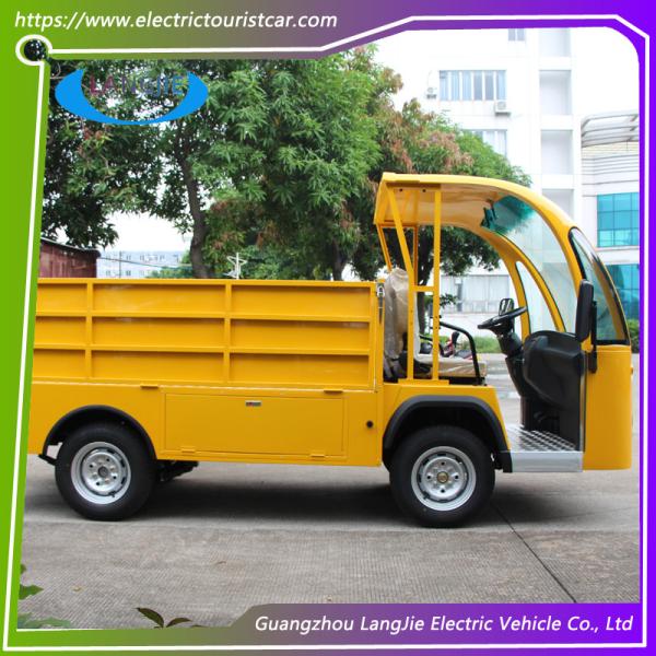 5KW Two Seater Electric Car AC 48V Motor Electric Baggage Cart For Resort