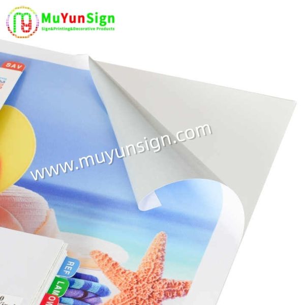PVC Self Adhesive Vinyl with Black White and Grey Adhesive Glue Options Suitable for Car Wrapping and Business Advertising Printing