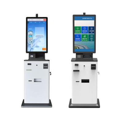 Máquina de venda automática do serviço do auto de And Cash Payment da impressora, quiosque automático esperto do bilhete