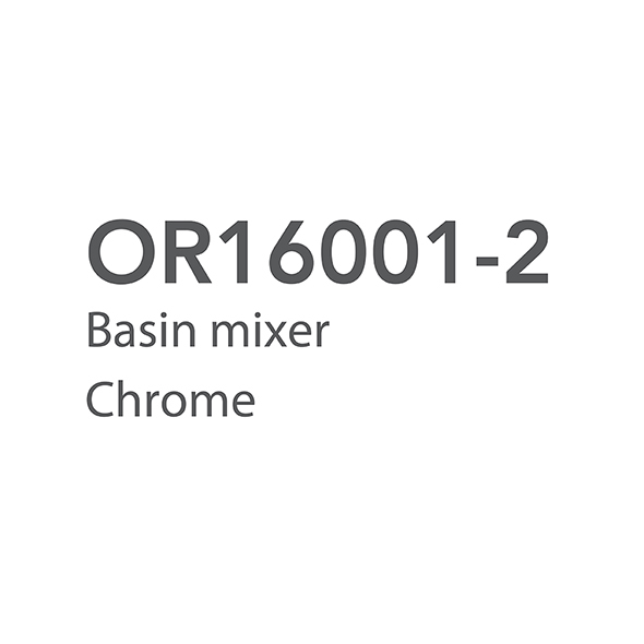 Hot Cold Water Basin Mixer Faucet 307mm Chrome Bathroom Mixer Taps Orin OR16001-2