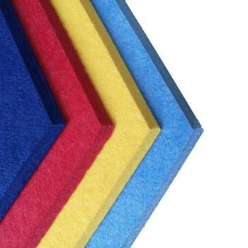 do som Eco-amigável grosso do ANIMAL DE ESTIMAÇÃO de 3D 9mm painéis de parede acústicos de umedecimento da decoração