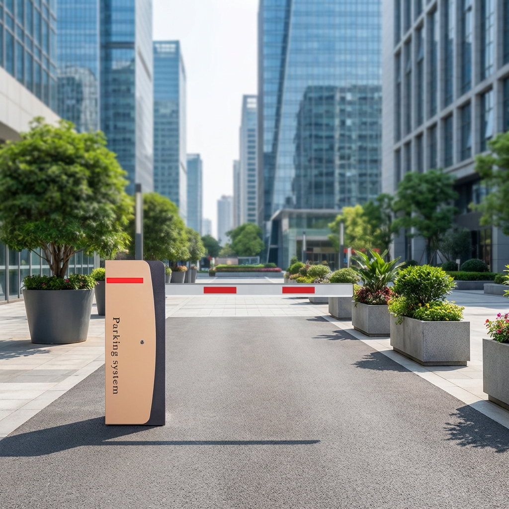 Straight-Barrier Gate Parking Lot All-in-one Machine License-Plate Recognition Residential Complex Access Control Automatic Toll