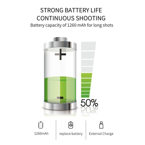 4k 30fps Waterproof Handheld Camcorder 48M EIS Handy HD Mini DV Camera