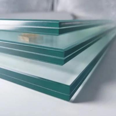 Flat Laminated Clear Tempered Glass For Supermarket Countertops And Shelves