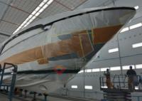 As cabines da pintura do iate pulverizam o revestimento da cabine para barcos Customied abaixo da cabine de pulverizador da embarcação do esboço