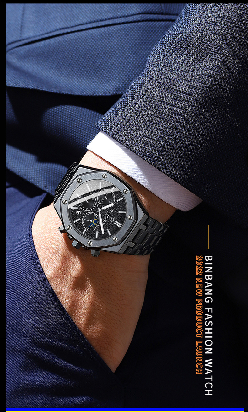 Stylish Traditional Corporate Timepiece Incorporating Sleek Silver Finish and Easy to Read Markers Enhancing Office Attire