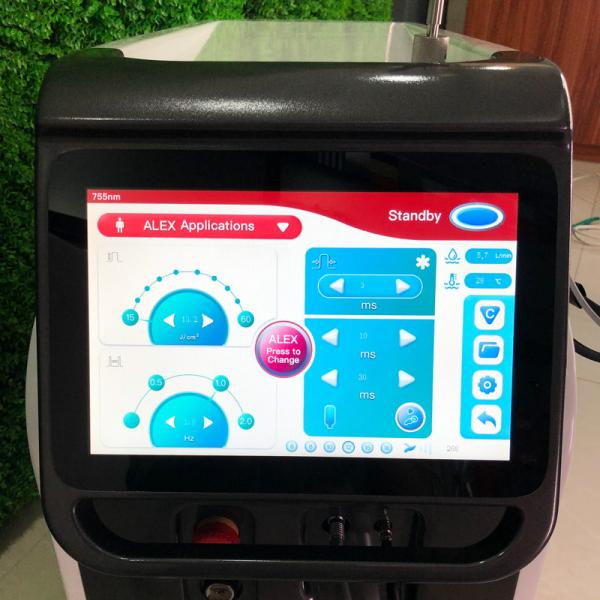 755nm and 1064nm Wavelength ND Yag Laser for Max 755nm Can Alex Laser Hair Removal