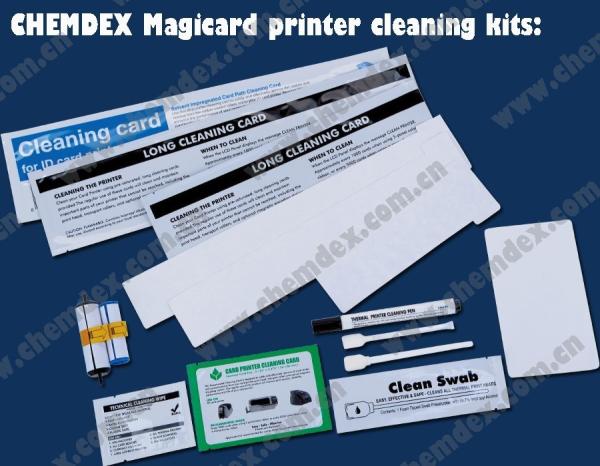 Zebra card printer 105912-707 Compatible Cleaning Kit/T-short Extra Long cleaning card/Zebra P330i Long Cleaning Card