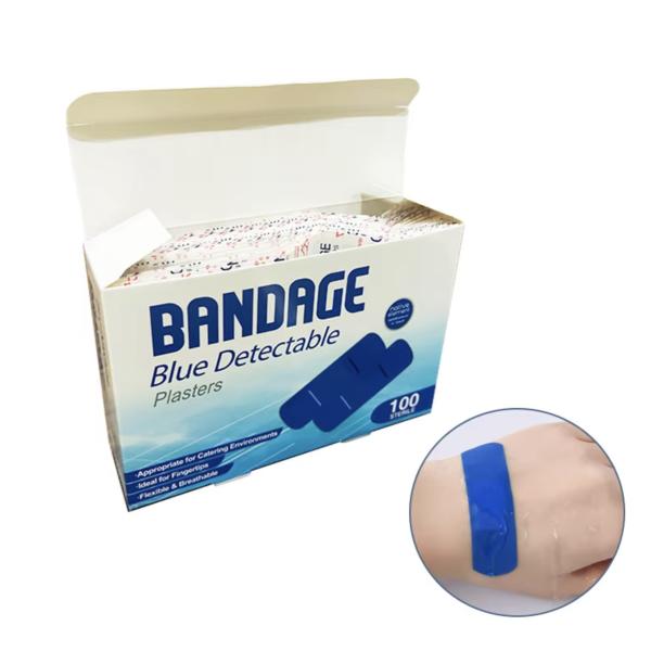 Produits de soins de plaies imperméables à l'eau Adhésif Bandage PE Band Aid 70x20