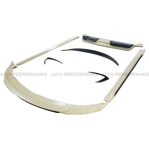Dry Carbon Fiber Body Kits for Tesla Model 3 2019 Front Lip Side Skirts Rear Diffuser Rear Spoiler Components Kit
