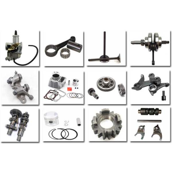 HONDA Motorbike CG125 Spare Parts 125cc With Side Cover / Kick Stand