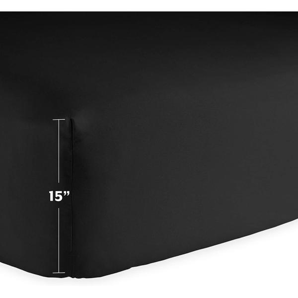 Super Soft Microfiber 1800 Thread Count Bed Sheet Set 6pcs European and American Style