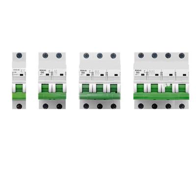 Low price Max Current 125 amp electrical miniature circuit breake1 Pole 2 Pole 4 Pole DC MCB Circuit Breaker For Solar Panels