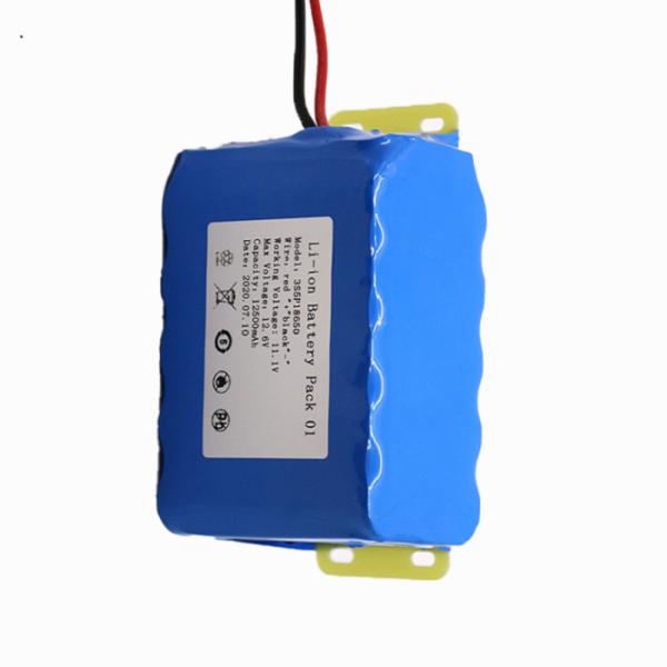 3S5P 18650 Battery Pack 12.6V 12500mAh Cylindrical Long Cycle Life