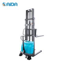 Walk Behind Semi Electric Pallet Stacker Lift 12V Explosion Proof
