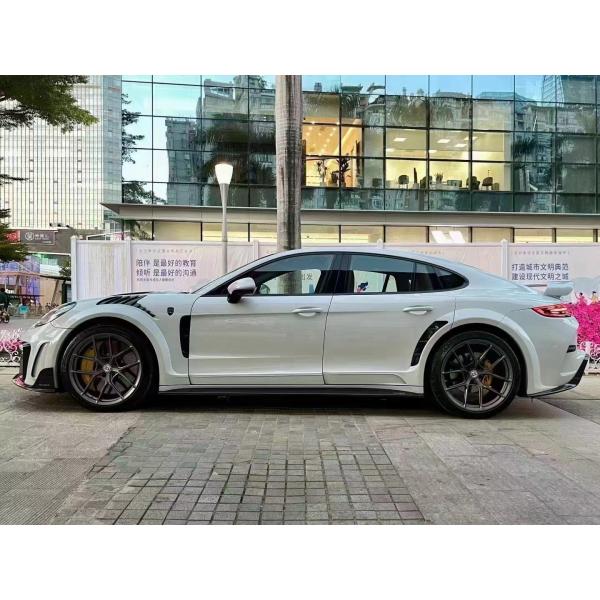 MSY Panamera 971 Body Kit Red Carbon Fiber Replace Front Bumper Spoiler Widebody Kit