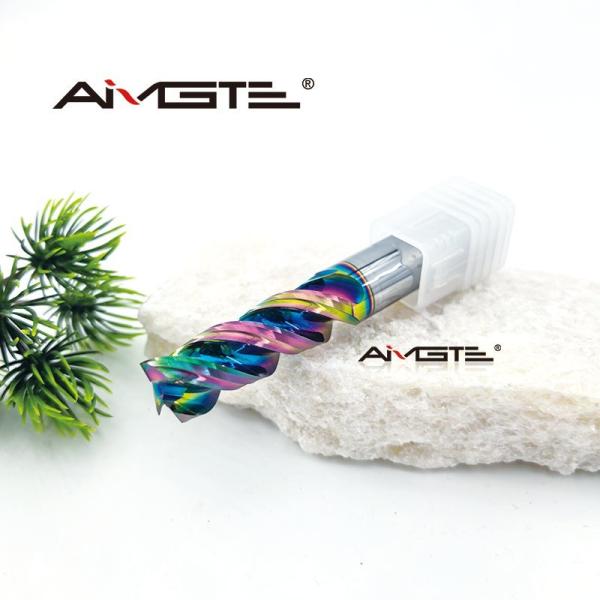 Efficient Chip Evacuation and Anti Stick  Rainbow U Type End Mill 