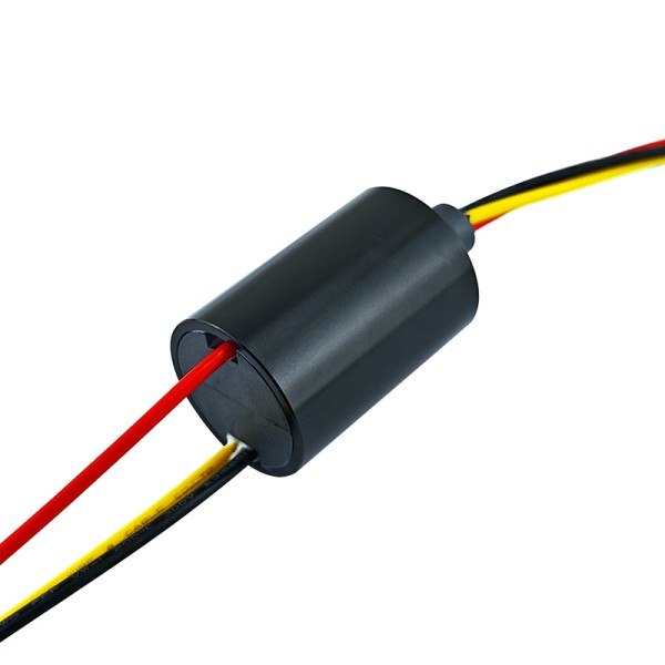 3-channel 5A capsule slip ring with outer diameter 22mm for security and consumer electronics