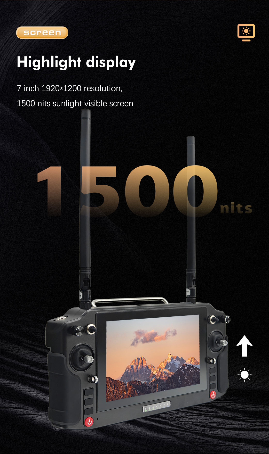 All-in-One Drone Ground Station Video/Data/RC/Handheld Integration Long-Distance Signal Transmission System