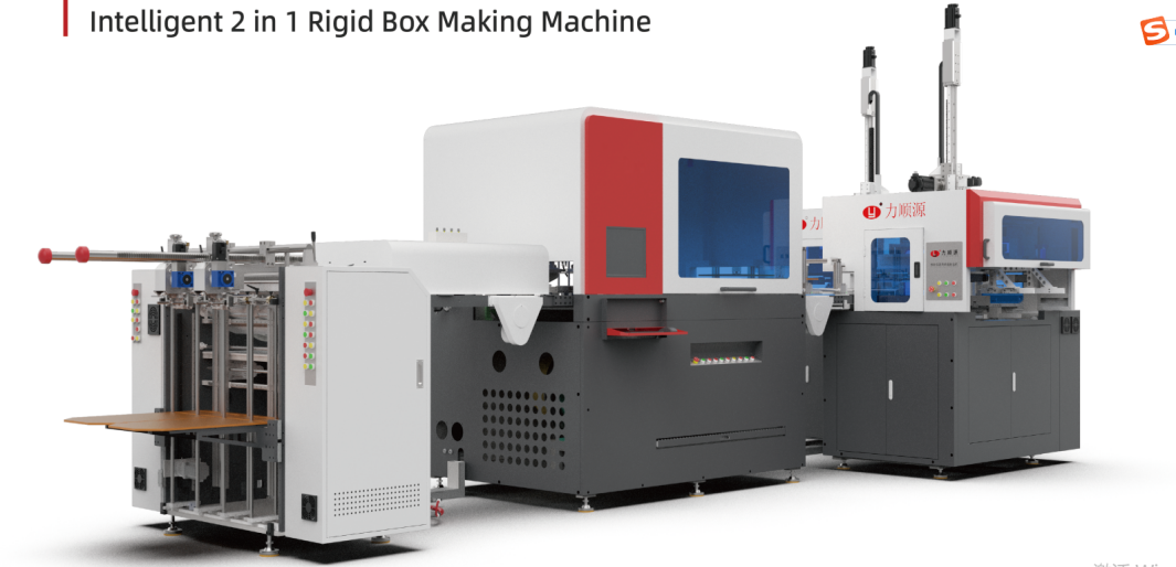 LY- HB-3000C Intelligent 2 In 1 High Speed Rigid Box Making Machine (within Bubble Pressing Functions）/Automatic Rigid Box Making Machine/Automatic Box Making Machine/ Rigd Box Making Machine
