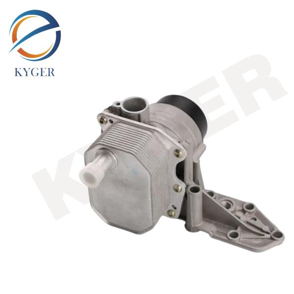 KYGER High Quality Engine Oil Cooler Aluminum Radiator AL3Q6B624-DB For Land Rover Range Rover 448DT 2013- LR022895