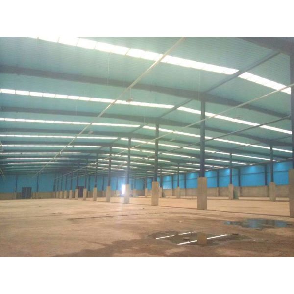 Prefabricated Steel Structure Industrial Workshop Building with CE Certificate, Customized Size, and Seismic Grade 8