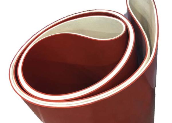 Industrial Needle Endless Silicone Coated Felt Belts For Pressing / Setting Machine