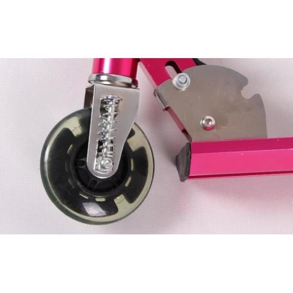 Full Aluminum Kids 3 Wheel Adjustable Scooter With Light Up PU Wheels