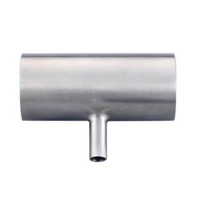 Straight Reducing Tee Sanitary Pipe Fittings And Valves ASME BPE Standard