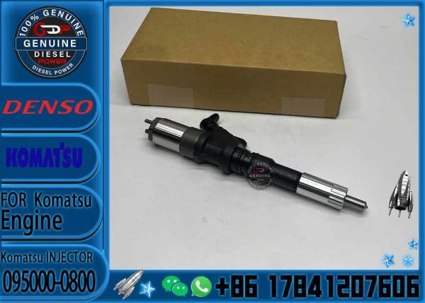 Injetor de combustível diesel comum 095000-1211 6156-11-3300 095000-1210 095000-0800 095000-0801 para Komat-su PC400-7 PC450