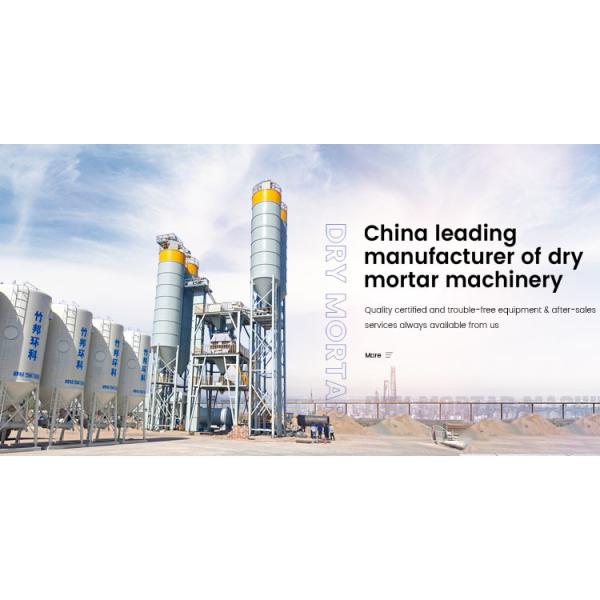 380V 50HZ Automatic Weighing Twin Shaft Mixer Tile Adhesive Production Line for Dry Mortar