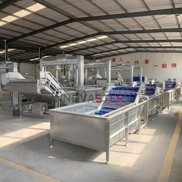 Industrial Automatic Ozone Leaf Lemon Herbal Apple Washing Machine Line with SUS 304