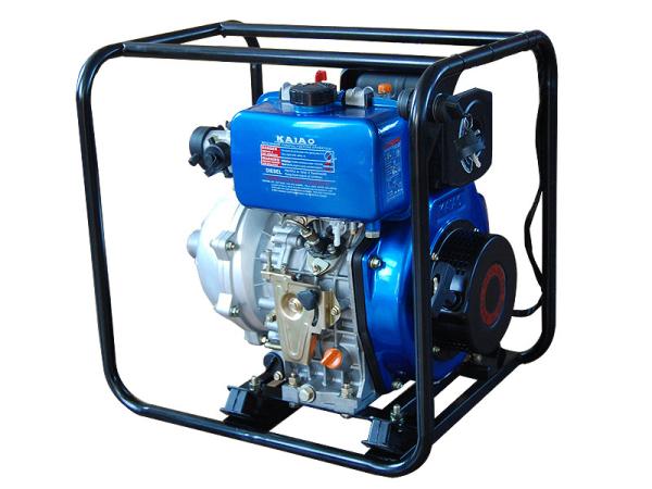 Bomba de água diesel manual, bomba de água portátil do motor diesel para a irrigação agrícola