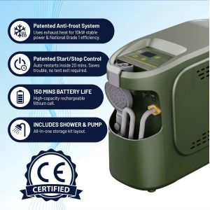 Leak Proof Camping Gas Water Heater Gas Camping Shower For Winter