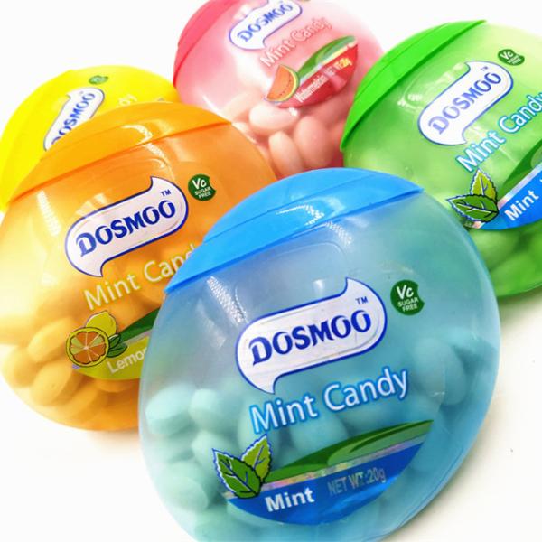 As tabuletas bonitas do pacote frutificam 20g comprimiram gosto misturado dos doces