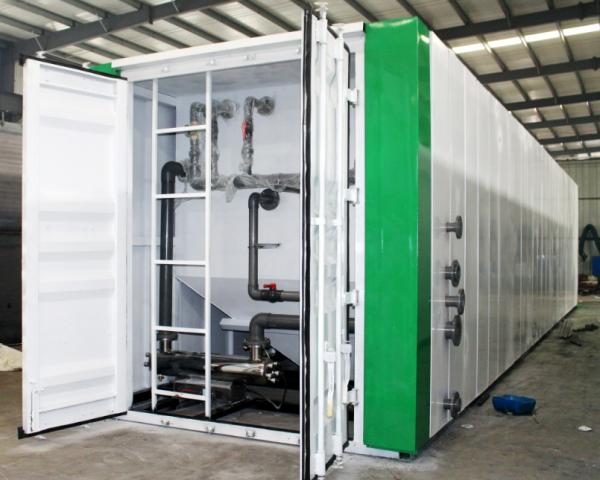 Mobile Biomedia Wastewater Treatment Plant with 95% CODcr and BOD5 Reduction Automatic Running and 10m3-1000m3/Day Processing Power