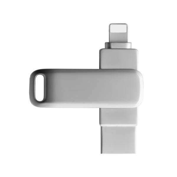 Metal Type C USB Flash Drives with Uploading Data and Waterproof Support
