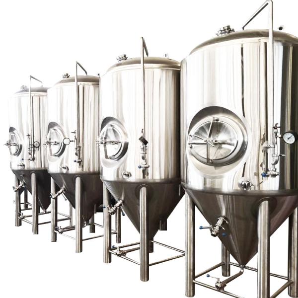 1000L Conical Beer Fermenter With Stainless Steel 304/316 Material