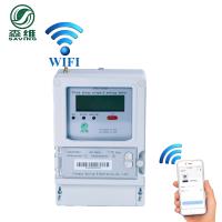metro elegante del metro de 5A 220V Lora Three Phase Prepaid Energy para el pago adelantado