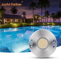 LED Mini  Waterproof Recessed Marker 1W 12V DC 8° Narrow Beam Angle IP68 Outdoor Landscape Lighting