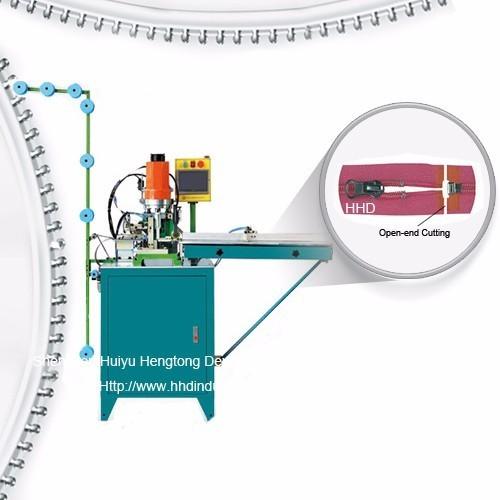 Máquina de corte ultrasónico de cremalleras de nylon automáticas de 220V con extremo abierto