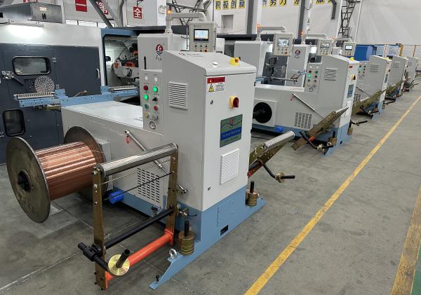 Advanced Electronic Pitches Double Twist Buncher Stranding Machine For Fit Wire