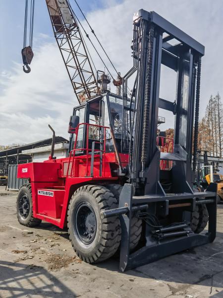 Experience Superior Performance with a 25 Ton Used Mitsubishi FD250 Diesel Forklift